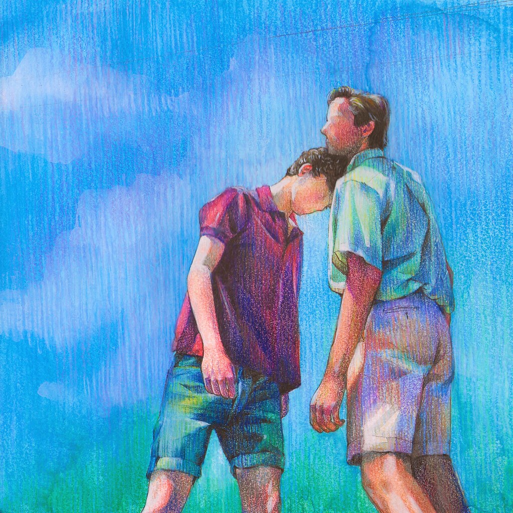 Color pencil portrait, Call Me by Your Name
